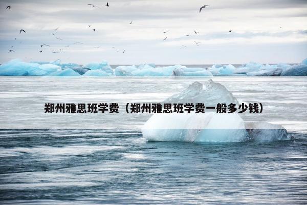 郑州雅思班学费（郑州雅思班学费一般多少钱）