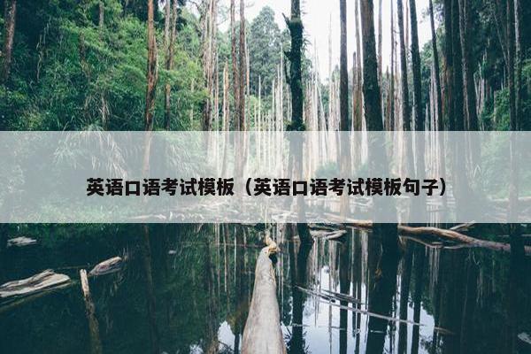 英语口语考试模板（英语口语考试模板句子）