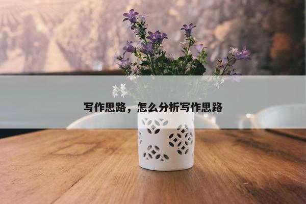 写作思路，怎么分析写作思路