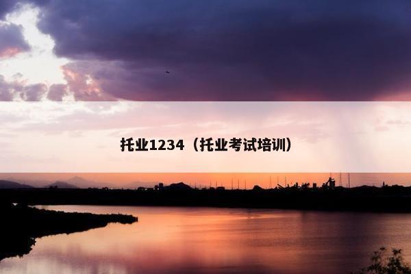 托业1234（托业考试培训）
