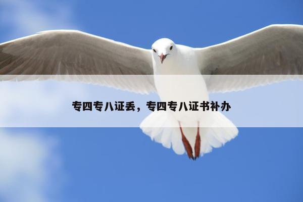 专四专八证丢，专四专八证书补办