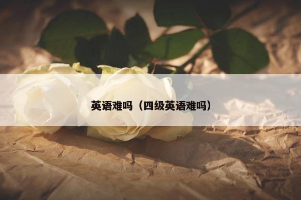 英语难吗（四级英语难吗）