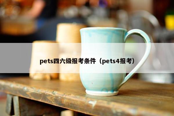 pets四六级报考条件（pets4报考）