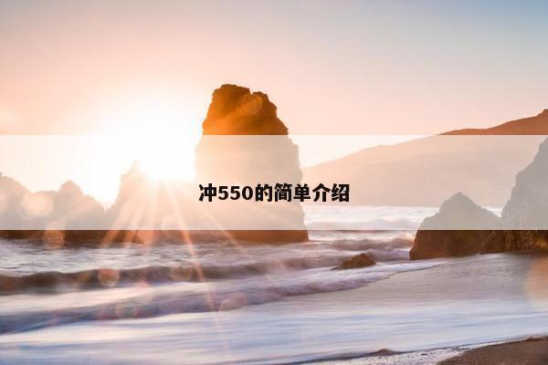 冲550的简单介绍