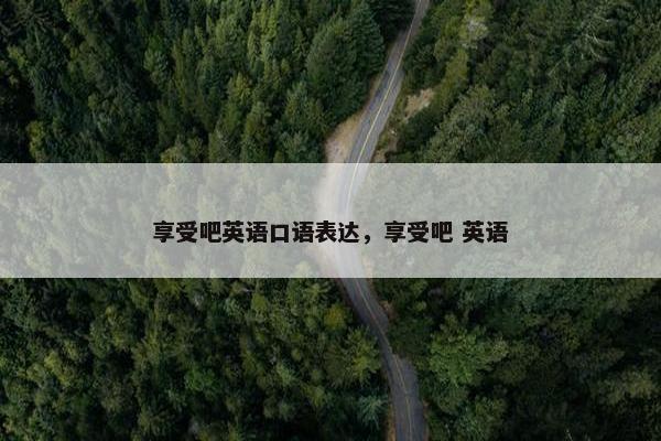 享受吧英语口语表达，享受吧 英语