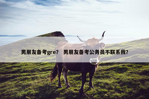 男朋友备考gre？ 男朋友备考公务员不联系我？