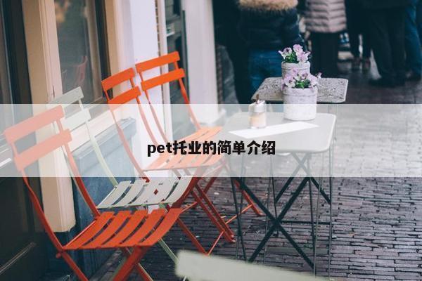 pet托业的简单介绍
