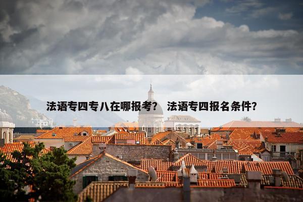 法语专四专八在哪报考？ 法语专四报名条件？