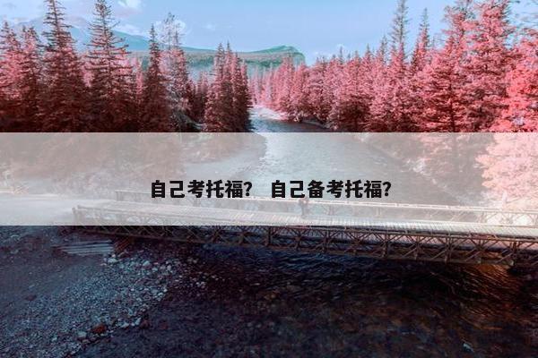 自己考托福？ 自己备考托福？