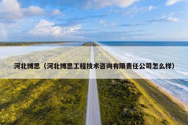 河北博思（河北博思工程技术咨询有限责任公司怎么样）