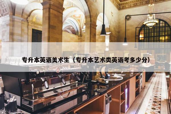 专升本英语美术生（专升本艺术类英语考多少分）