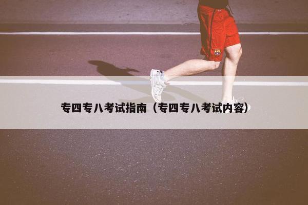 专四专八考试指南（专四专八考试内容）