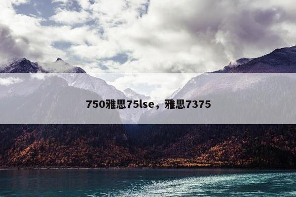 750雅思75lse，雅思7375