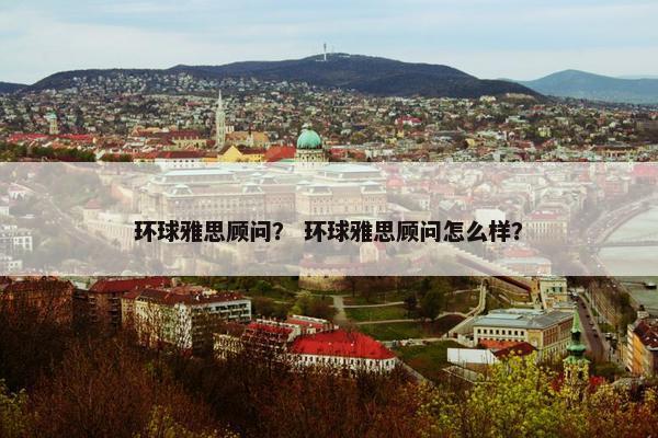 环球雅思顾问？ 环球雅思顾问怎么样？