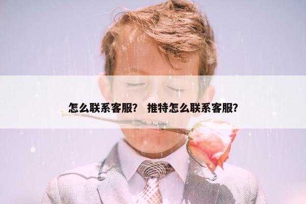 怎么联系客服？ 推特怎么联系客服？