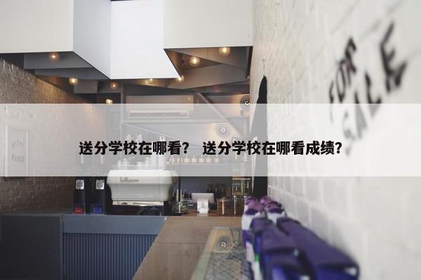 送分学校在哪看？ 送分学校在哪看成绩？