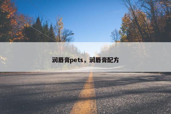润唇膏pets，润唇膏配方