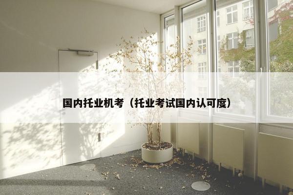 国内托业机考（托业考试国内认可度）
