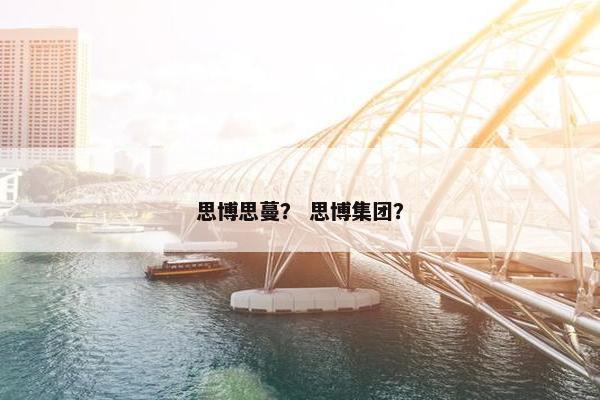 思博思蔓？ 思博集团？