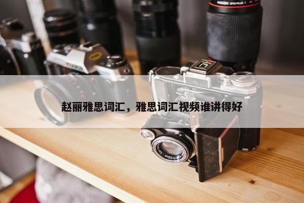 赵丽雅思词汇，雅思词汇视频谁讲得好