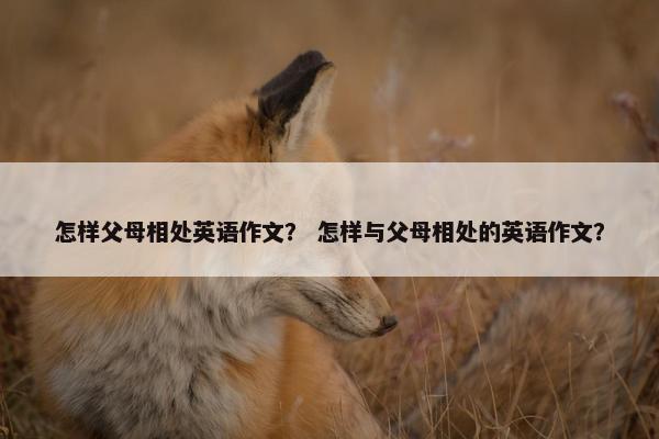 怎样父母相处英语作文？ 怎样与父母相处的英语作文？
