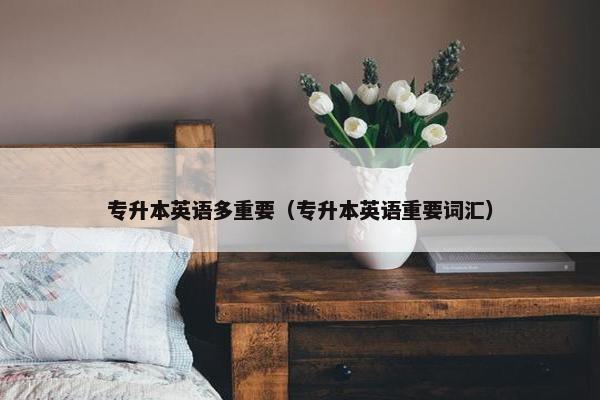 专升本英语多重要（专升本英语重要词汇）