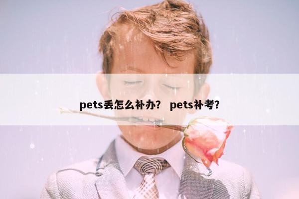pets丢怎么补办？ pets补考？
