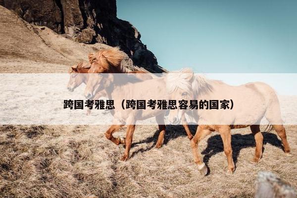 跨国考雅思（跨国考雅思容易的国家）