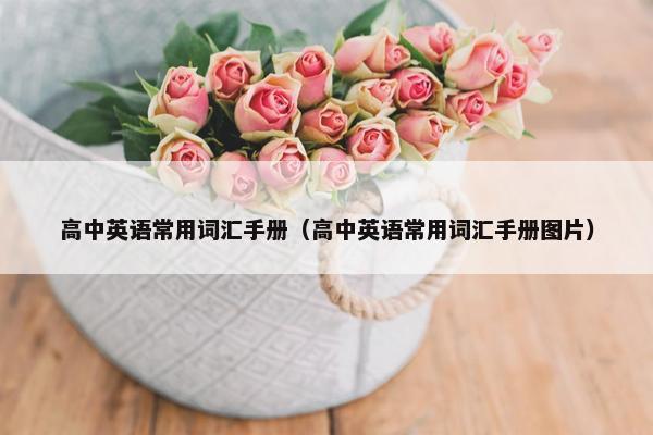 高中英语常用词汇手册（高中英语常用词汇手册图片）