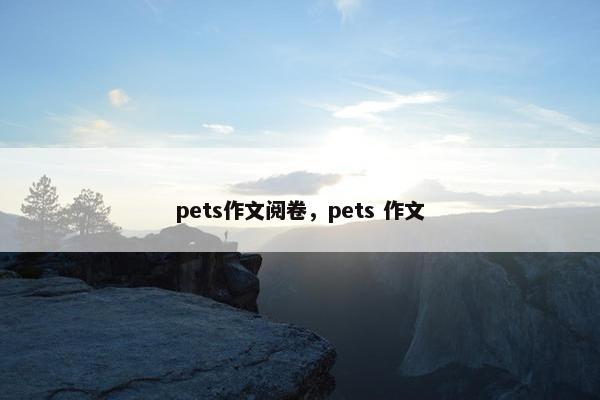 pets作文阅卷，pets 作文