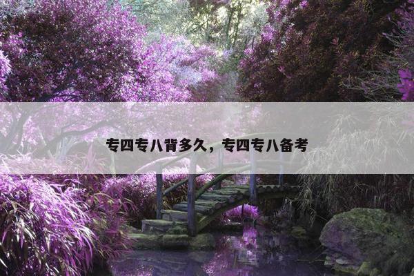 专四专八背多久，专四专八备考