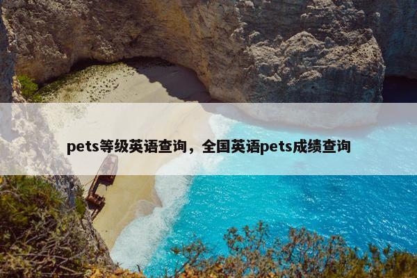 pets等级英语查询，全国英语pets成绩查询