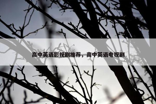 高中英语影视剧推荐，高中英语电视剧