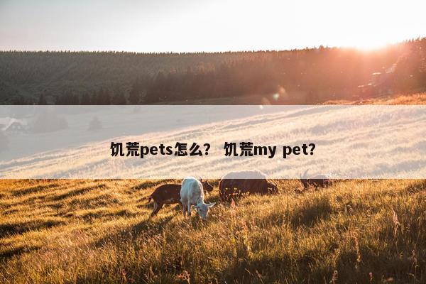 饥荒pets怎么？ 饥荒my pet？