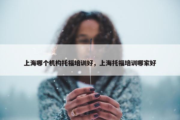 上海哪个机构托福培训好，上海托福培训哪家好