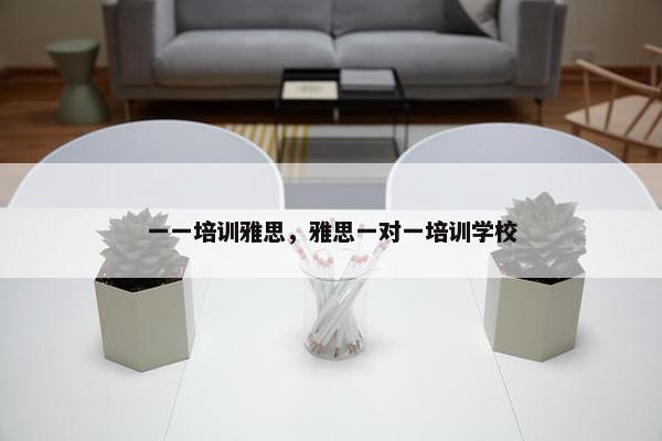 一一培训雅思，雅思一对一培训学校