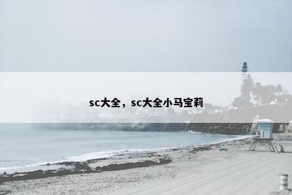 sc大全，sc大全小马宝莉