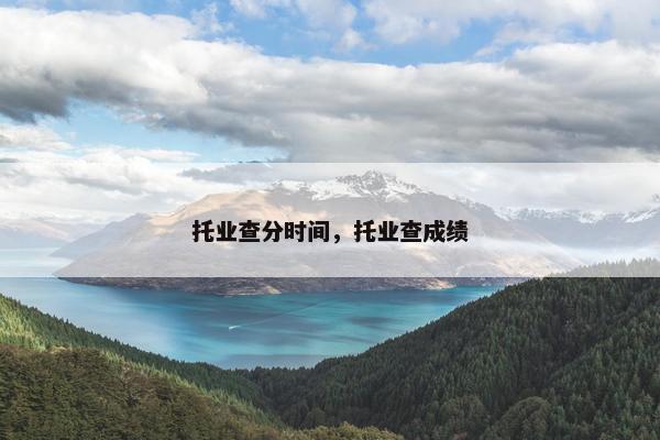 托业查分时间，托业查成绩
