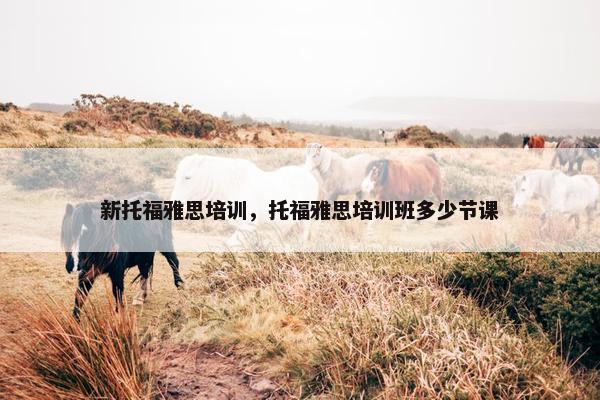 新托福雅思培训，托福雅思培训班多少节课