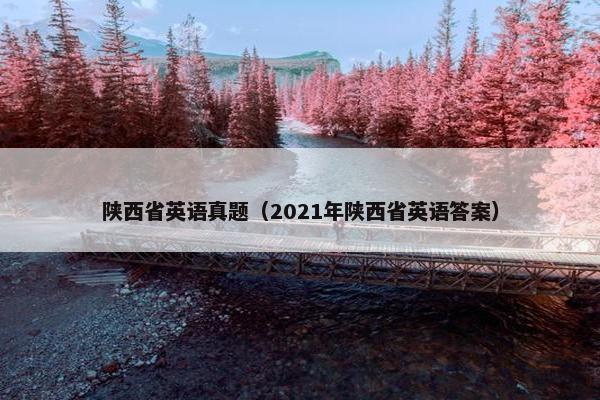 陕西省英语真题（2021年陕西省英语答案）
