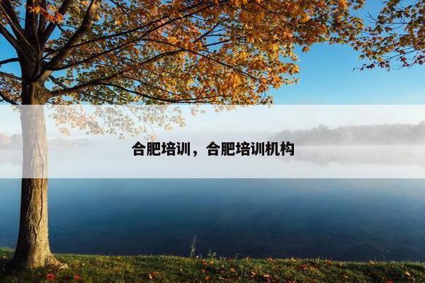 合肥培训，合肥培训机构