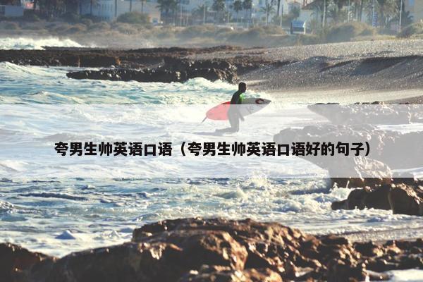 夸男生帅英语口语（夸男生帅英语口语好的句子）