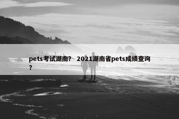 pets考试湖南？ 2021湖南省pets成绩查询？