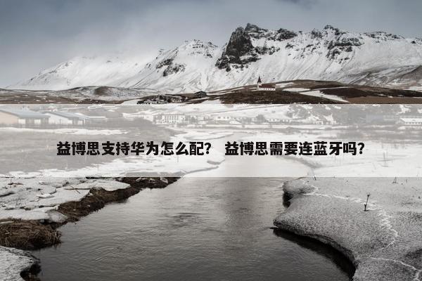 益博思支持华为怎么配？ 益博思需要连蓝牙吗？