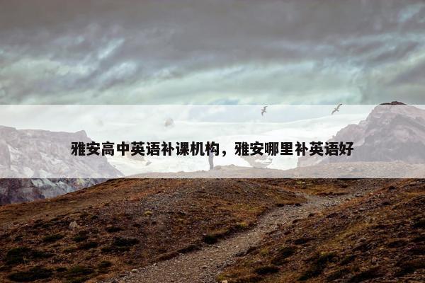 雅安高中英语补课机构，雅安哪里补英语好