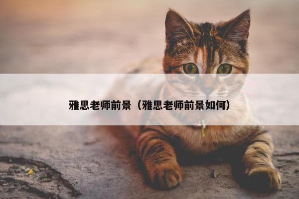 雅思老师前景（雅思老师前景如何）