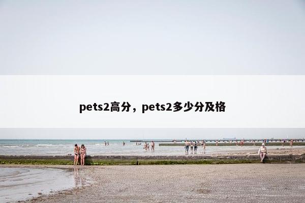 pets2高分，pets2多少分及格