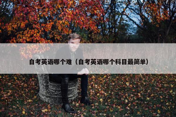 自考英语哪个难（自考英语哪个科目最简单）