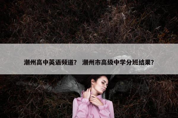 潮州高中英语频道？ 潮州市高级中学分班结果？