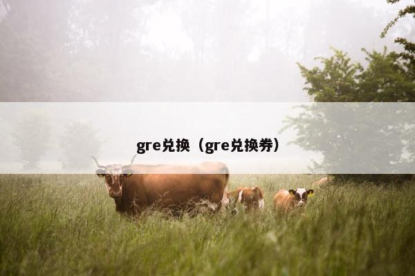 gre兑换（gre兑换券）
